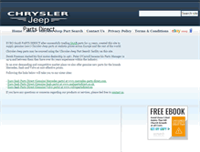 Tablet Screenshot of chrysler-jeep-parts-direct.com